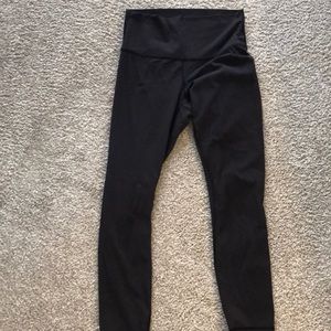 Lululemon crop black leggings
